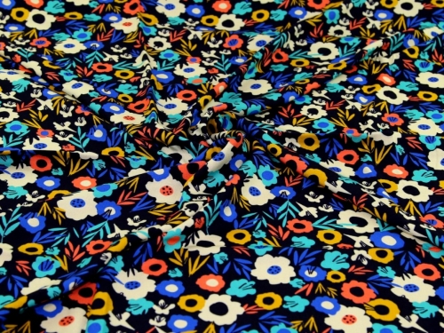 Minerva Exclusive Daisy Dream Viscose Challis POD Fabric