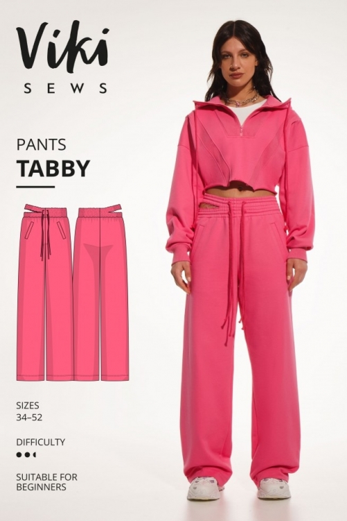 Vikisews Paper Sewing Pattern Tabby Pants