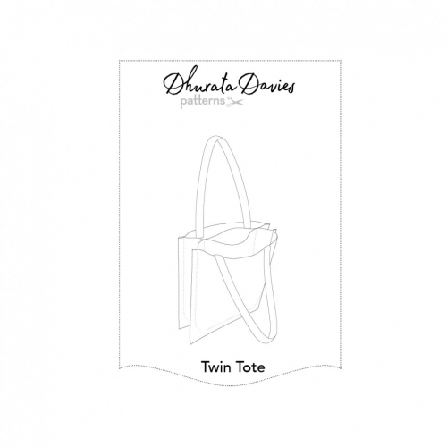 Dhurata Davies Paper Sewing Pattern Twin Tote Bag