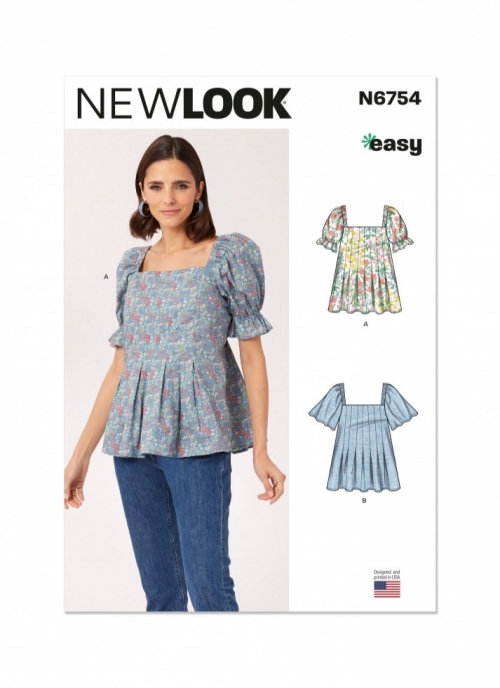 New Look Paper Sewing Pattern 6754