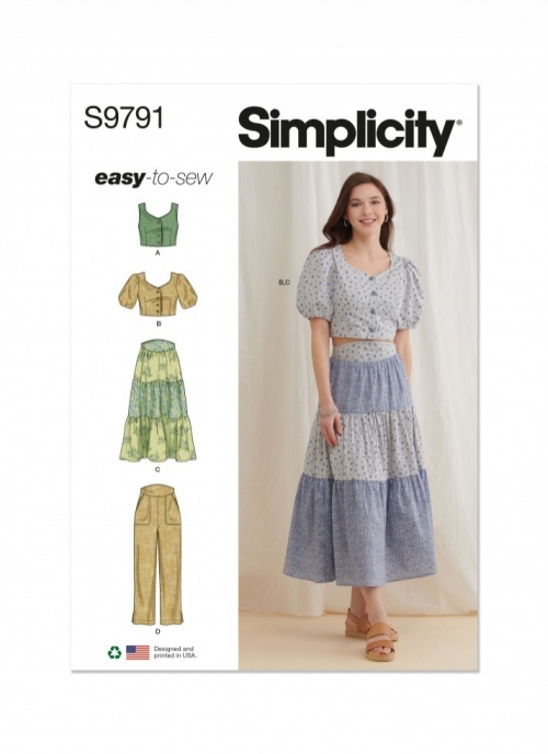 Simplicity Paper Sewing Pattern 9791
