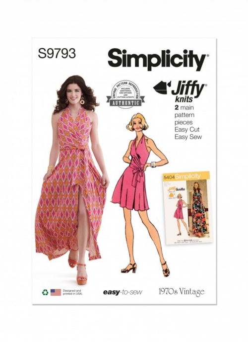 Simplicity Paper Sewing Pattern 9793
