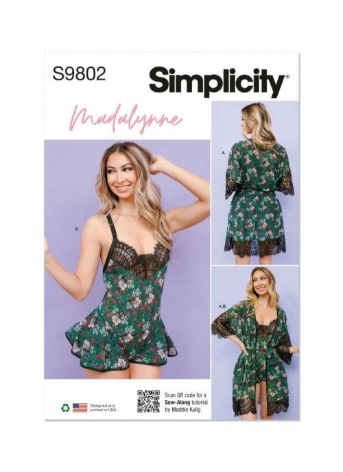 Simplicity Paper Sewing Pattern 9802