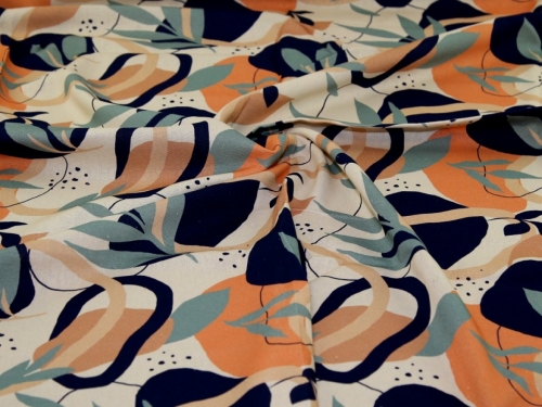 Minerva Exclusive Herbal Halo Linen Viscose Blend POD Fabric