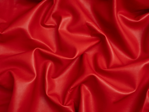 Minerva Core Range Heavy Faux Leather Fabric Red