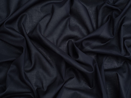 Minerva Core Range 100% Cotton Lawn Fabric Navy Blue