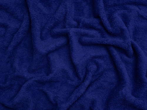 Minerva Core Range Luxury Cotton Towelling Fabric Cobalt Blue