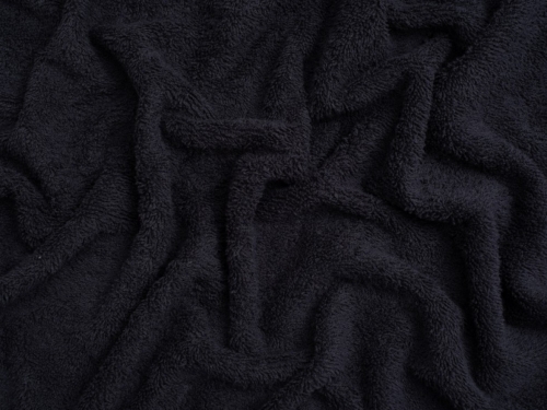 Minerva Core Range Luxury Cotton Towelling Fabric Navy Blue