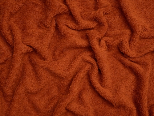 Minerva Core Range Luxury Cotton Towelling Fabric Rust