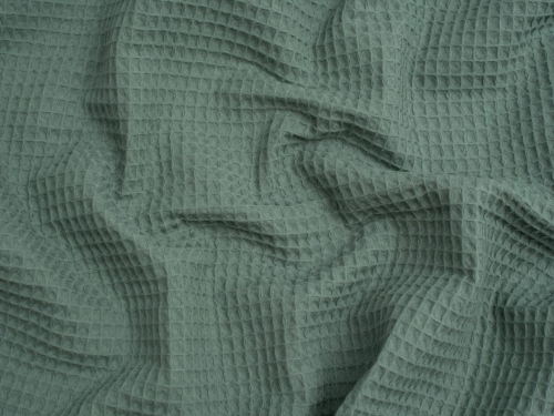 Minerva Core Range Medium Cotton Waffle Fabric Mint Green