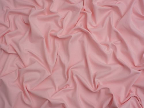 Minerva Core Range Cotton Lycra Jersey Stretch Knit Fabric Blush