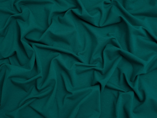 Minerva Core Range Cotton Lycra Jersey Stretch Knit Fabric Peacock