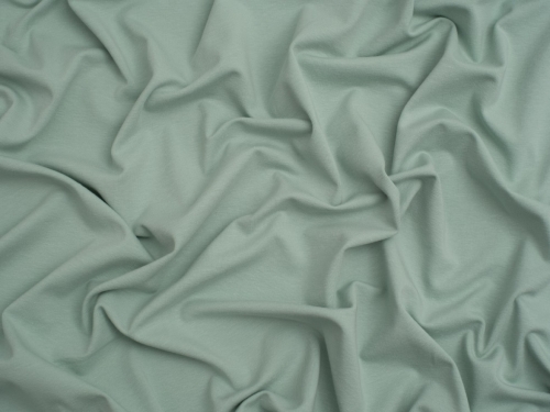 Minerva Core Range Cotton Lycra Jersey Stretch Knit Fabric Old Green