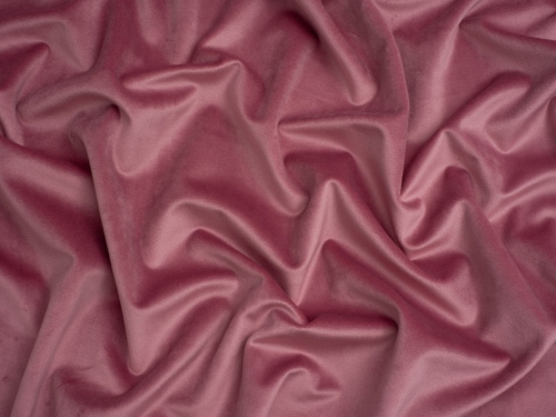 Minerva Core Range Matte Velvet Stretch Knit Fabric Dusky Pink