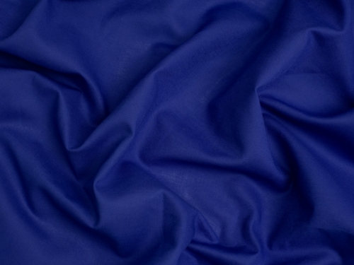 Minerva Core Range 100% Cotton Broadcloth Fabric Cobalt Blue
