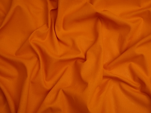 Minerva Core Range 100% Cotton Broadcloth Fabric Orange