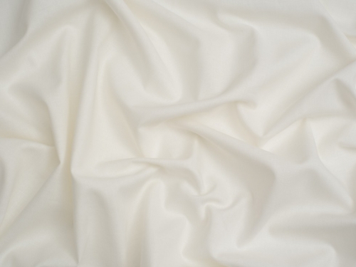 Minerva Core Range 100% Cotton Broadcloth Fabric Ivory