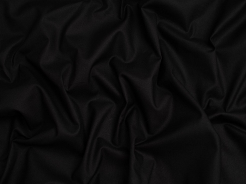 Minerva Core Range 100% Cotton Broadcloth Fabric Black