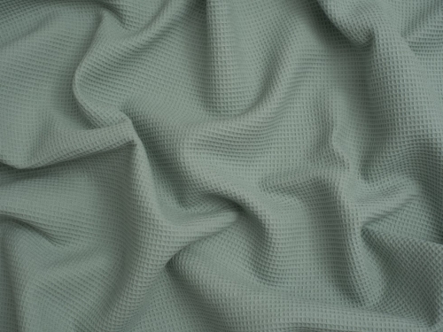 Minerva Core Range Mini Cotton Waffle Fabric Pastel Green