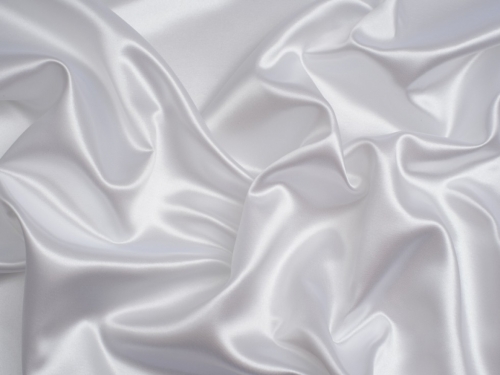 Minerva Core Range Soft Polyester Satin Fabric Snow