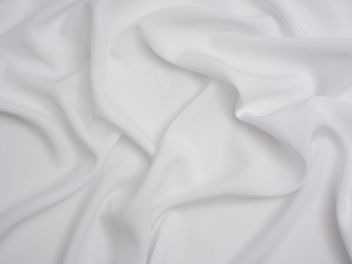 Minerva Core Range Viscose Poplin Fabric Snow