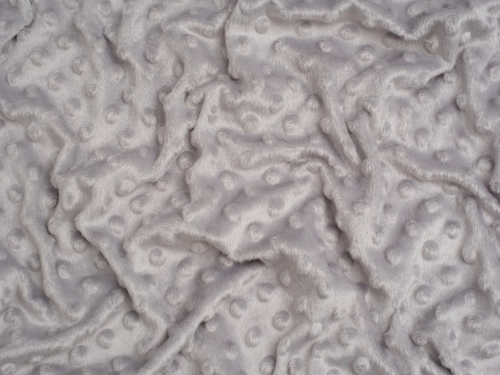 Minerva Core Range Embossed Dimple Plush Fleece Fabric Cream