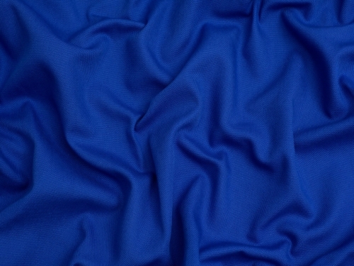 Minerva Core Range Basket Weave Soft Cotton Canvas Fabric Cobalt Blue