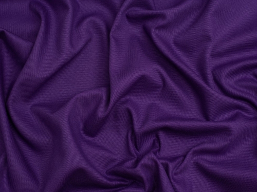 Minerva Core Range Basket Weave Soft Cotton Canvas Fabric Purple