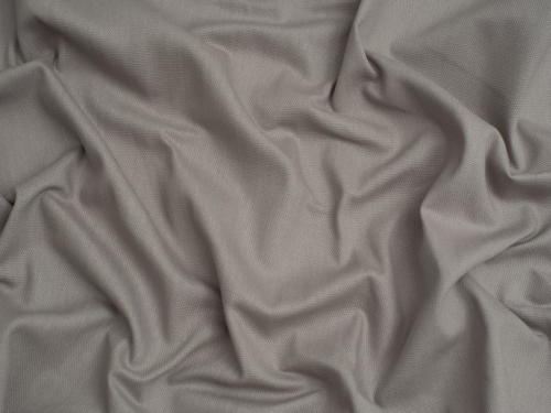Minerva Core Range Basket Weave Soft Cotton Canvas Fabric Dove Grey