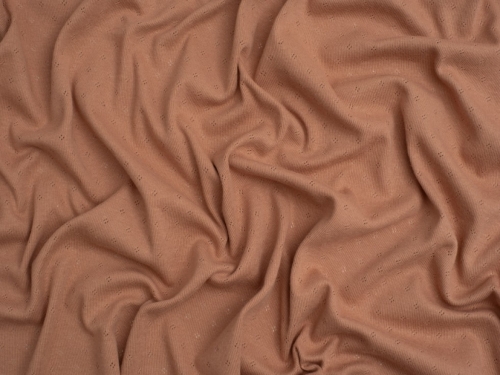 Minerva Core Range Baby Soft Pointelle Jersey Stretch Knit Fabric Blush