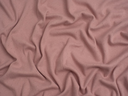 Minerva Core Range Baby Soft Pointelle Jersey Stretch Knit Fabric Lavender