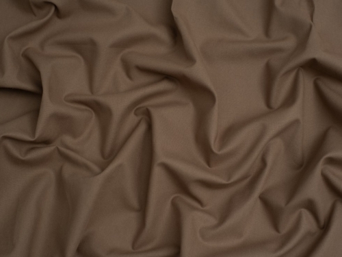 Minerva Core Range Baby Soft Cotton Poplin Fabric Taupe