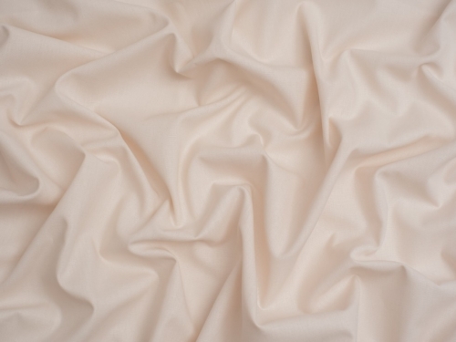 Minerva Core Range Baby Soft Cotton Poplin Fabric Ecru