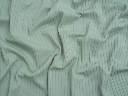 Minerva Core Range Baby Soft Cotton Rib Stretch Knit Fabric Aqua