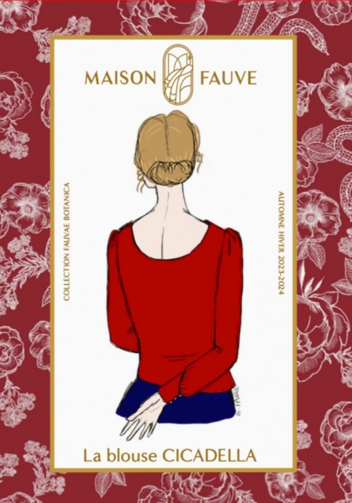 Maison Fauve Paper Sewing Pattern Cicadella Blouse
