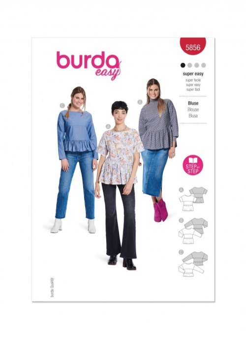 Burda Paper Sewing Pattern 5856