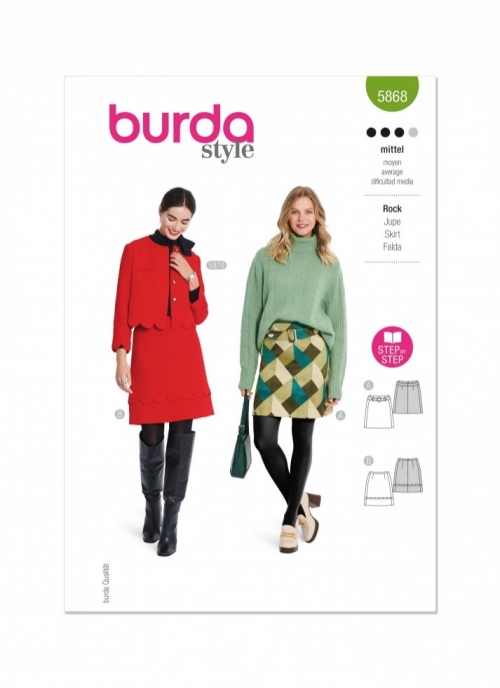 Burda Paper Sewing Pattern 5868