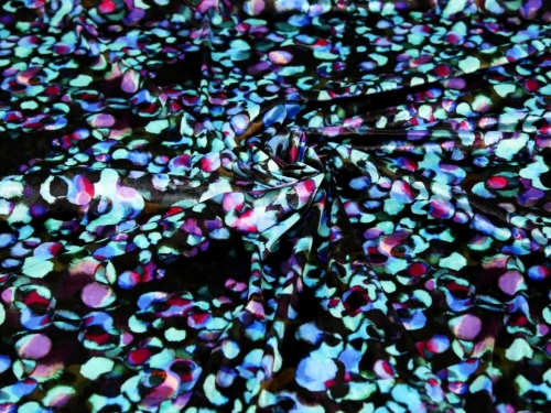 Minerva Exclusive Bubble Shoal Recycled Crush Velvet Stretch Knit POD Fabric