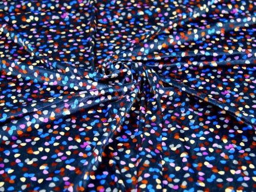 Minerva Exclusive Seedling Shimmer Recycled Crush Velvet Stretch Knit POD Fabric