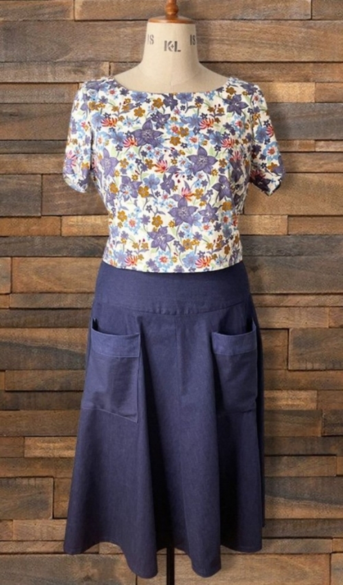 Sussex Seamstress Paper Sewing Pattern Seaford Skirt