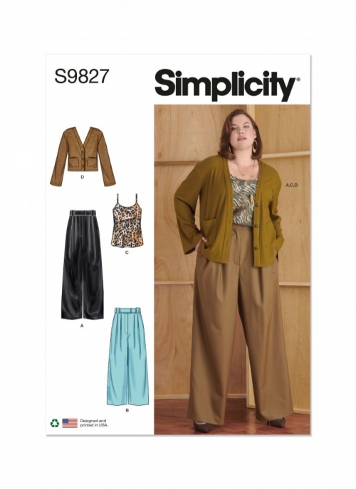 Simplicity Paper Sewing Pattern 9827