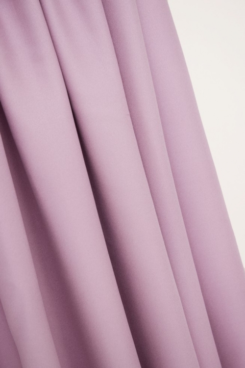 Mind The MAKER Leia Solid Ecovero Viscose Crepe Fabric Lilac