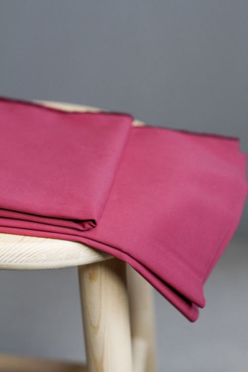 Mind The MAKER Jordan Solid Coating Fabric Fuchsia