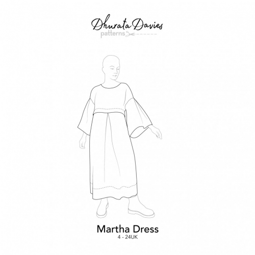 Dhurata Davies Paper Sewing Pattern Martha Dress