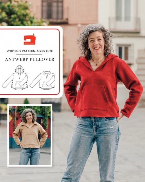 Liesl + Co Paper Sewing Pattern Antwerp Pullover