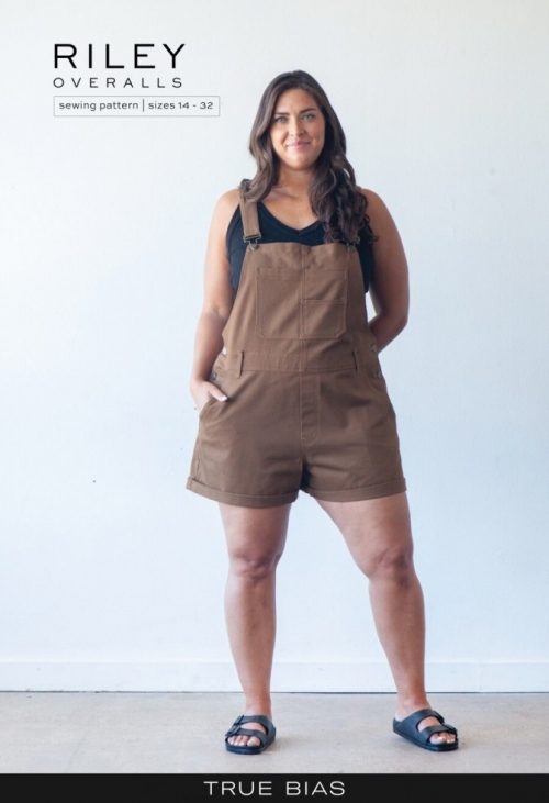 True Bias Paper Sewing Pattern Riley Overalls