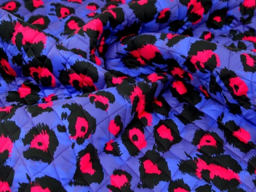 Minerva Exclusive Animal Glow Pre Quilted Reversible Coating Fabric