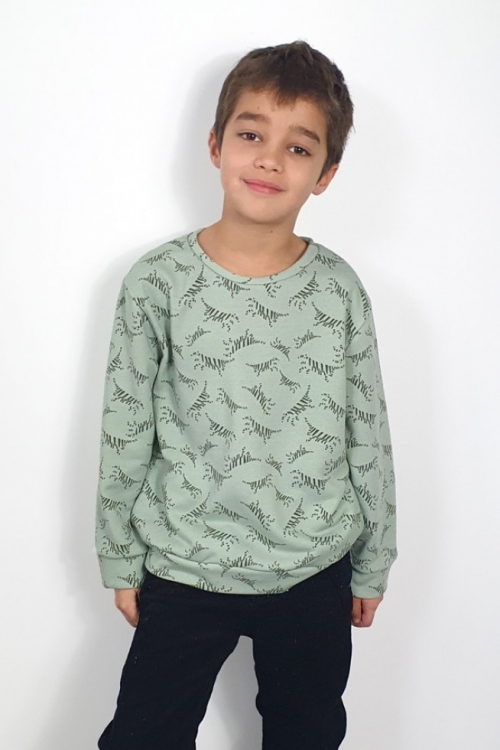 I AM Paper Sewing Pattern Kids Rainbow Sweatshirt