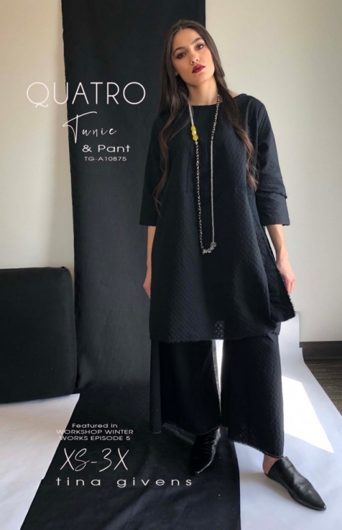 Sew Tina Givens Paper Sewing Pattern Quatro Tunic & Pants