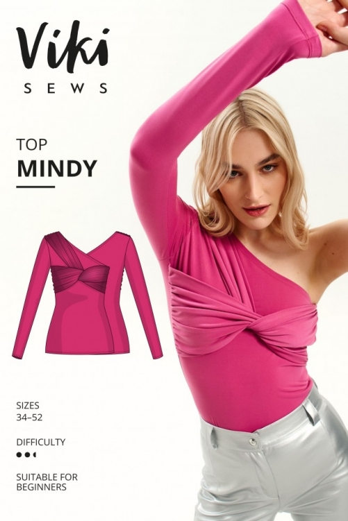 Vikisews Paper Sewing Pattern Mindy Top
